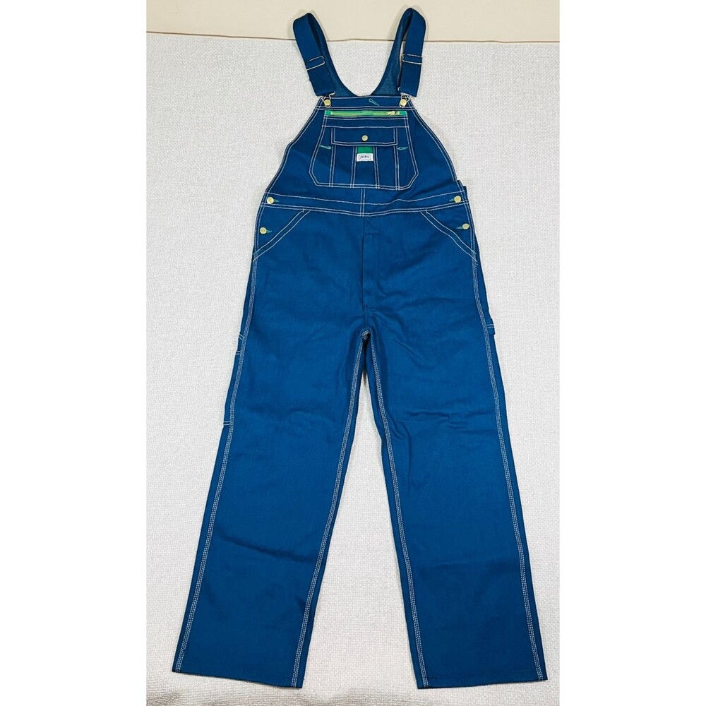 Liberty Overalls Men's 36x32 Blue Denim Bibs Work Wear Carpenter NWOT